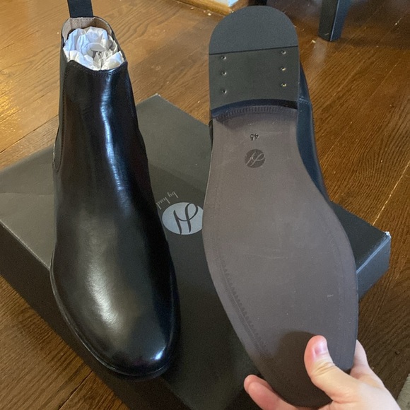 H by Hudson black boots. Beldon Chelsea style. New, never worn. - Picture 3 of 3